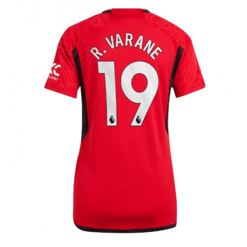 Echipament fotbal Manchester United Raphael Varane #19 Tricou Acasa 2023-24 pentru femei maneca scurta